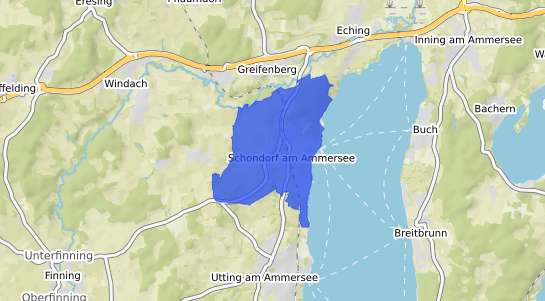 Bodenrichtwertkarte Schondorf am Ammersee